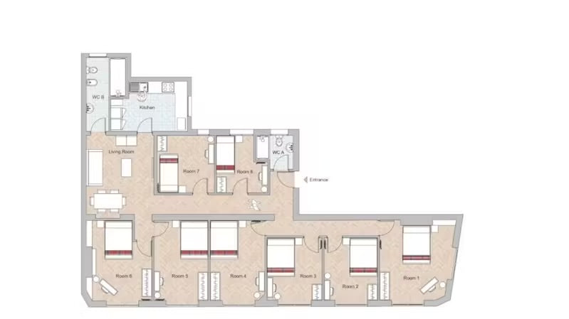 Habitaciones en Calle de Redondilla